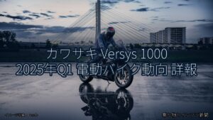 カワサキ Versys 1000 2025年Q1 電動バイク動向 詳報（乗り物とインフラ新聞）