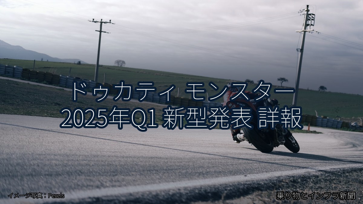 ドゥカティ モンスター 2025年Q1 新型発表 詳報(乗り物とインフラ新聞)