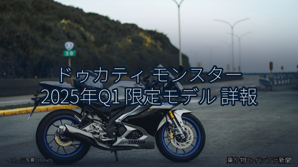ドゥカティ モンスター 2025年Q1 限定モデル 詳報（乗り物とインフラ新聞）