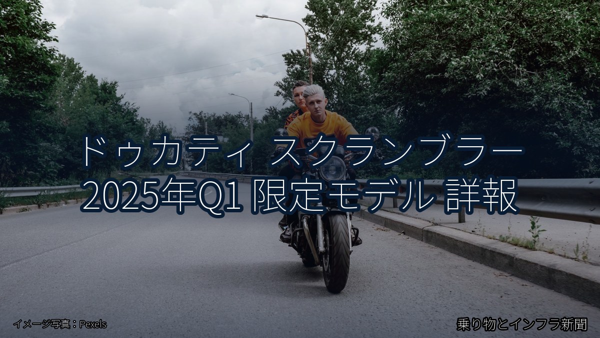 ドゥカティ スクランブラー 2025年Q1 限定モデル 詳報（乗り物とインフラ新聞）