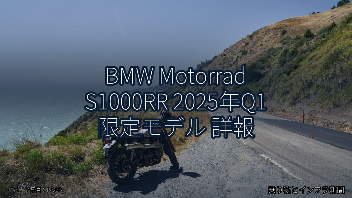 BMW Motorrad S1000RR 2025年Q1 限定モデル 詳報（乗り物とインフラ新聞）