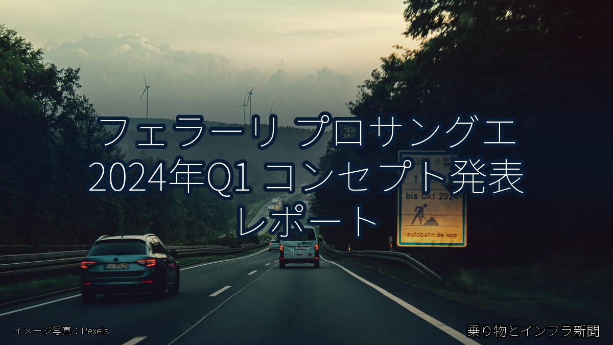 フェラーリ プロサングエ 2024年Q1 コンセプト発表 レポート（乗り物とインフラ新聞）