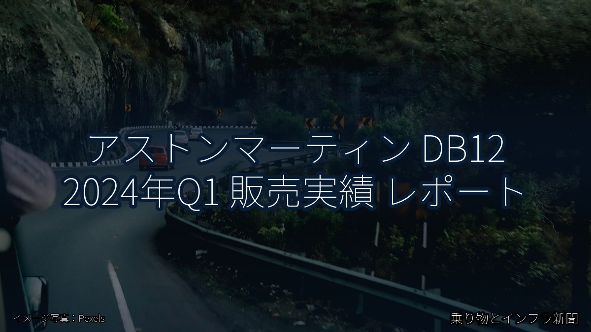 アストンマーティン DB12 2024年Q1 販売実績 レポート（乗り物とインフラ新聞）