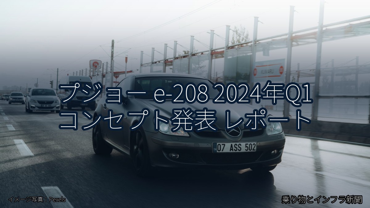 プジョー e-208 2024年Q1 コンセプト発表 レポート（乗り物とインフラ新聞）