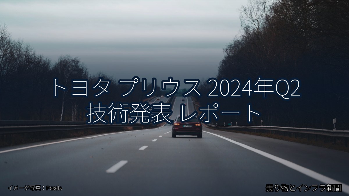 トヨタ プリウス 2024年Q2 技術発表 レポート（乗り物とインフラ新聞）