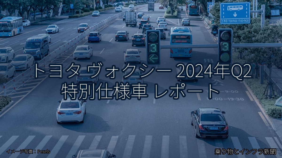 トヨタ ヴォクシー 2024年Q2 特別仕様車 レポート（乗り物とインフラ新聞）