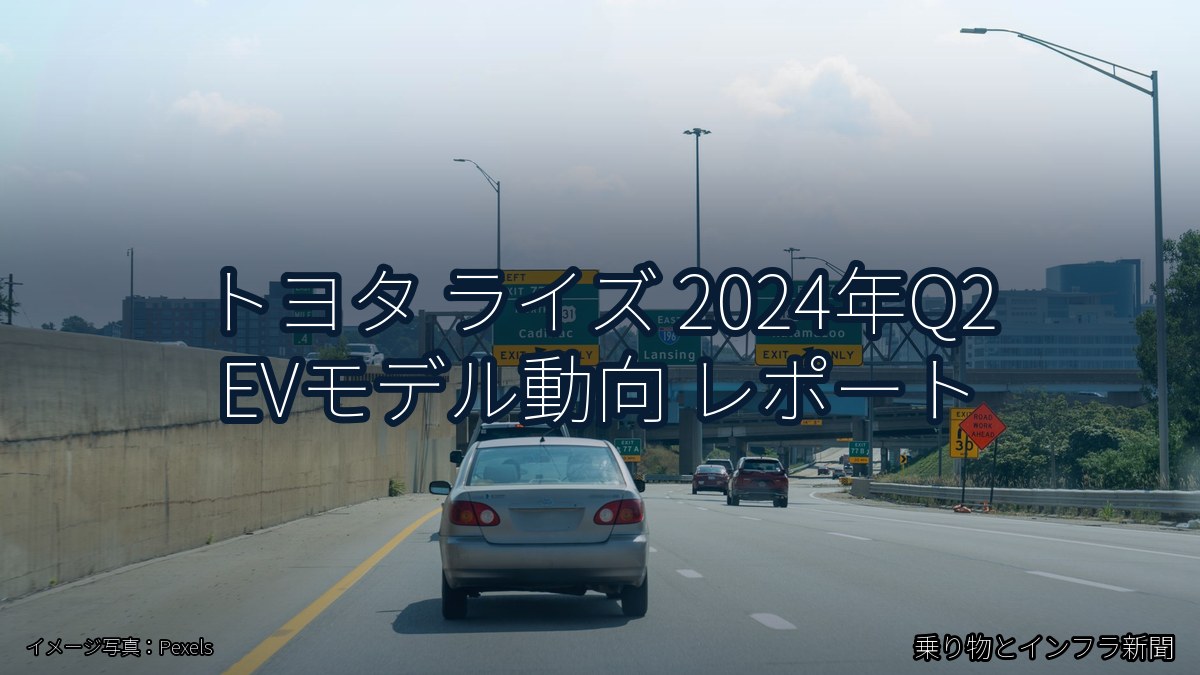 トヨタ ライズ 2024年Q2 EVモデル動向 レポート（乗り物とインフラ新聞）