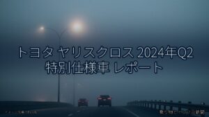トヨタ ヤリスクロス 2024年Q2 特別仕様車 レポート（乗り物とインフラ新聞）