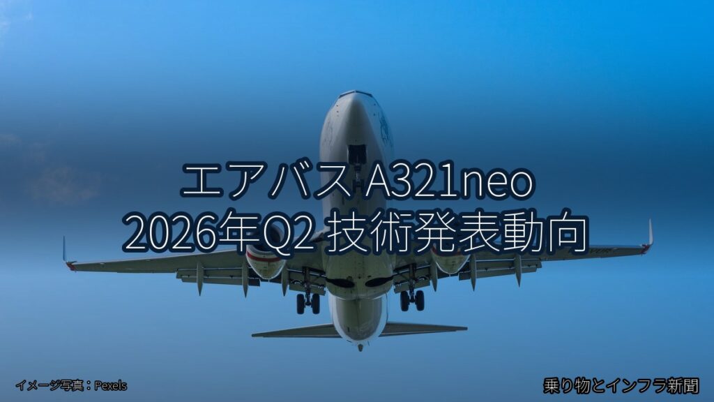 エアバス A321neo 2026年Q2 技術発表動向（乗り物とインフラ新聞）