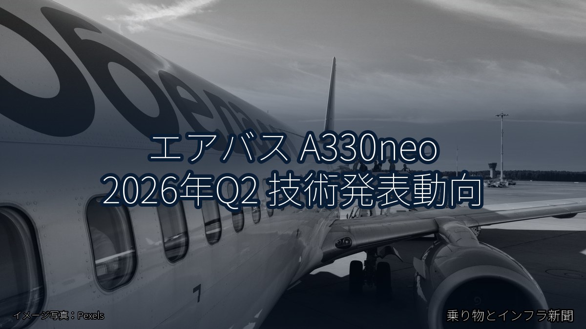 エアバス A330neo 2026年Q2 技術発表動向（乗り物とインフラ新聞）