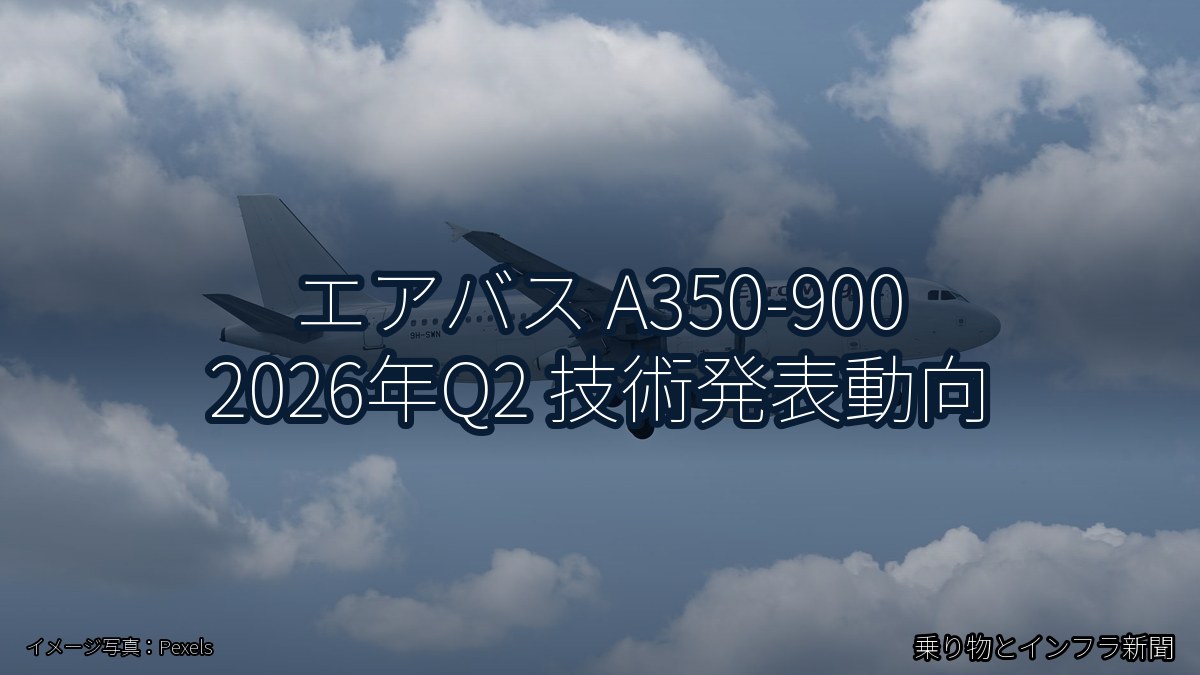 エアバス A350-900 2026年Q2 技術発表動向（乗り物とインフラ新聞）