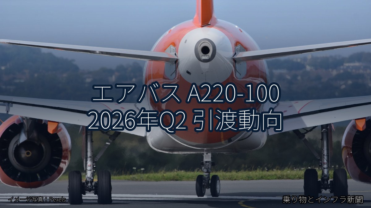 エアバス A220-100 2026年Q2 引渡動向(乗り物とインフラ新聞)