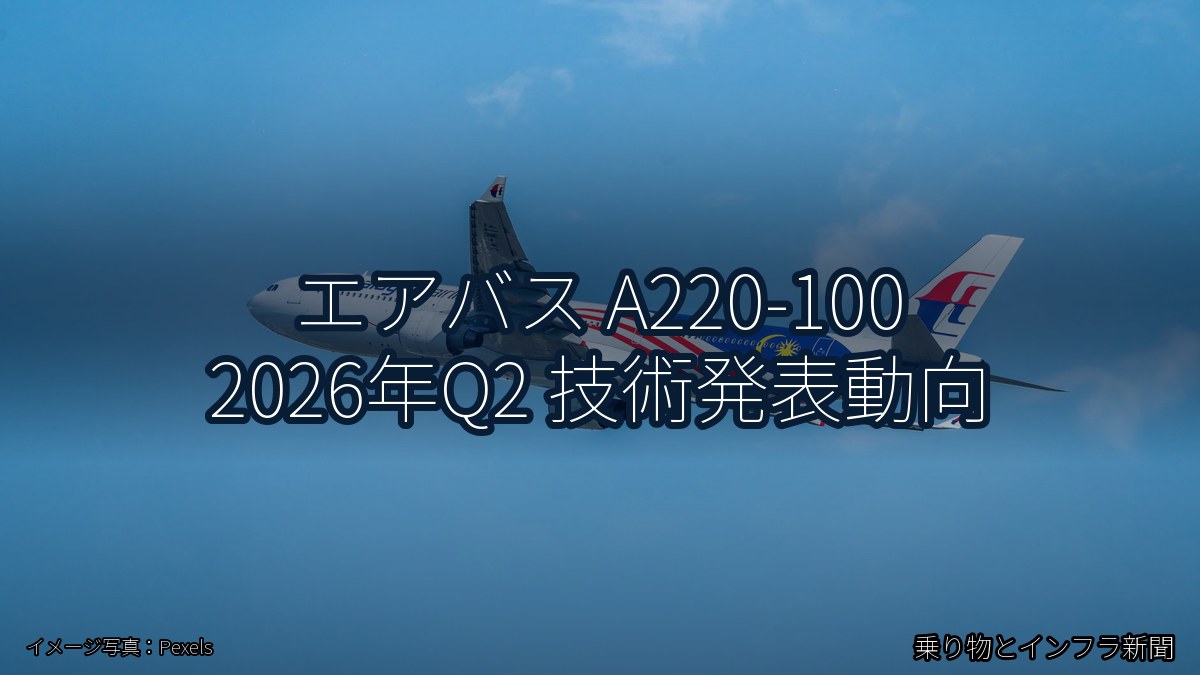 エアバス A220-100 2026年Q2 技術発表動向（乗り物とインフラ新聞）