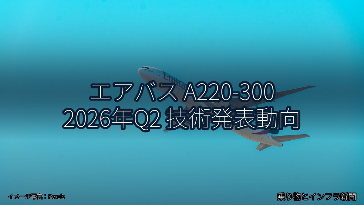 エアバス A220-300 2026年Q2 技術発表動向（乗り物とインフラ新聞）