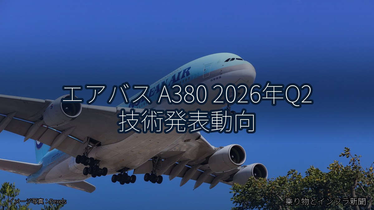 エアバス A380 2026年Q2 技術発表動向（乗り物とインフラ新聞）