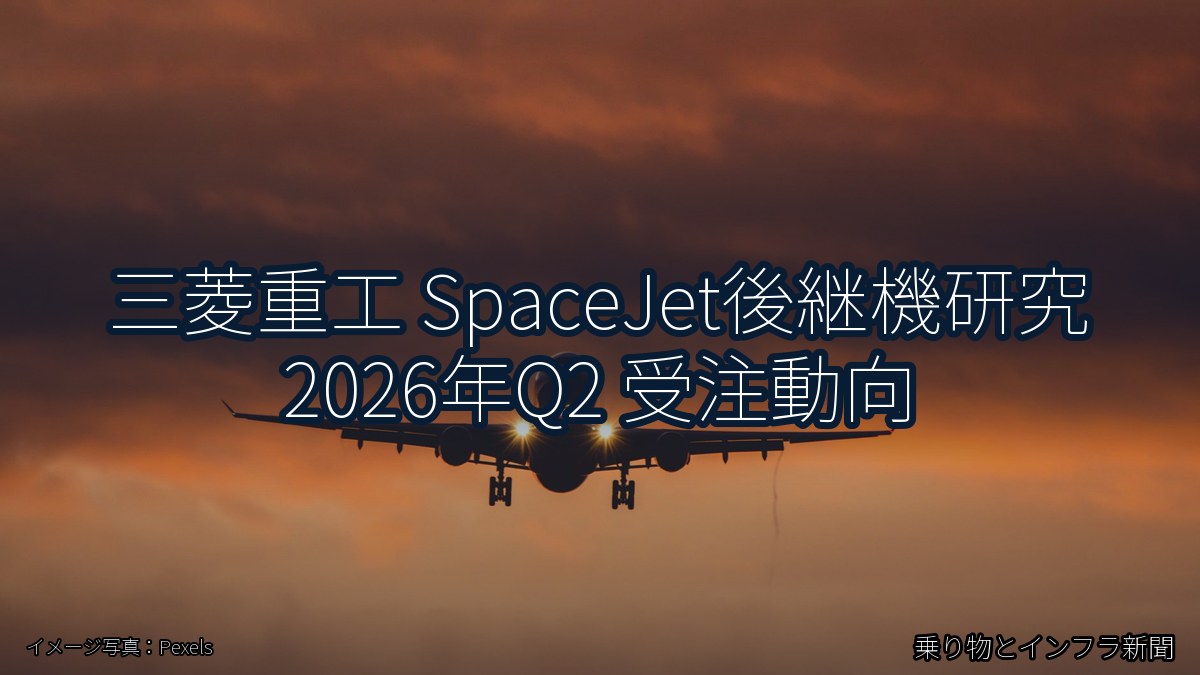 三菱重工 SpaceJet後継機研究 2026年Q2 受注動向（乗り物とインフラ新聞）