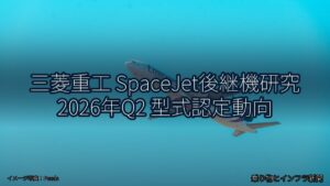 三菱重工 SpaceJet後継機研究 2026年Q2 型式認定動向（乗り物とインフラ新聞）
