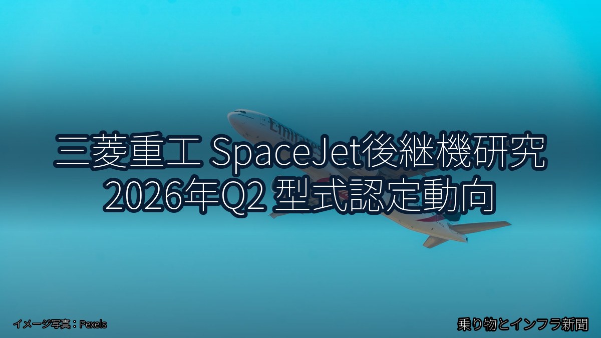 三菱重工 SpaceJet後継機研究 2026年Q2 型式認定動向（乗り物とインフラ新聞）