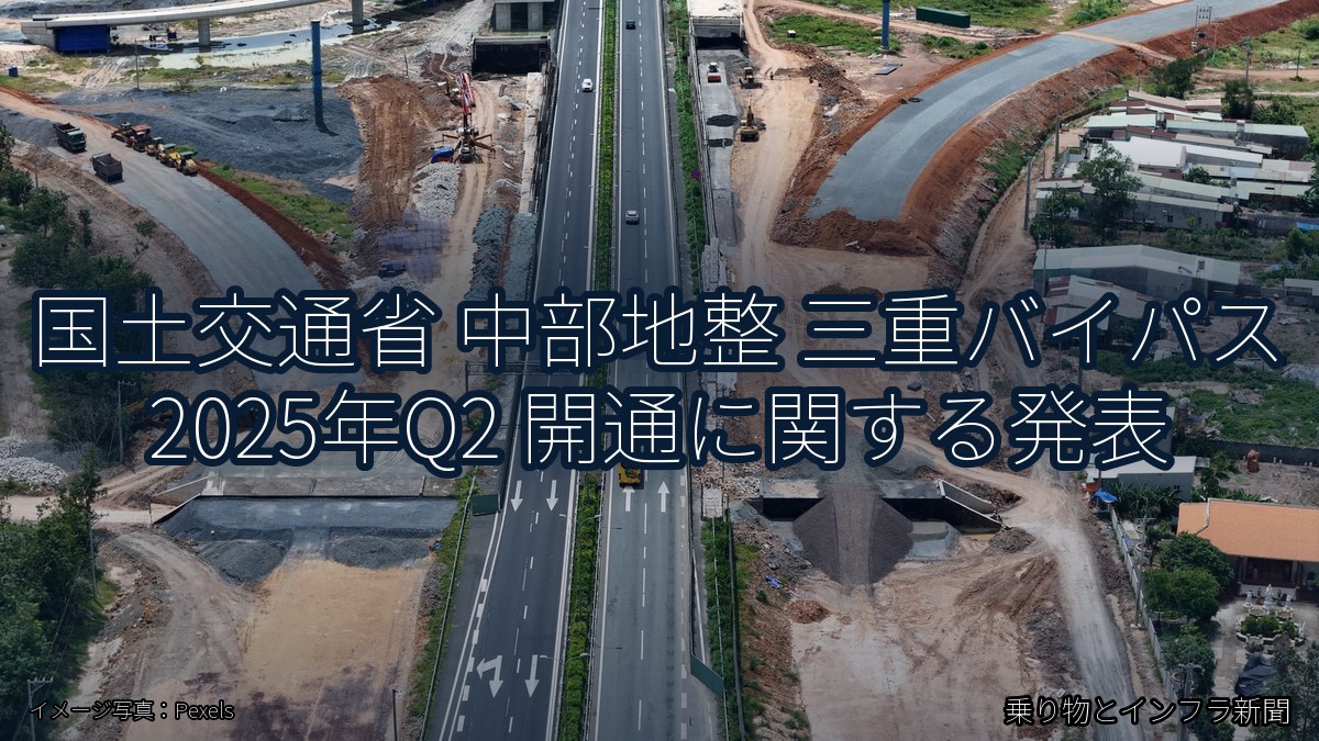 国土交通省 中部地整 三重バイパス 2025年Q2 開通に関する発表（乗り物とインフラ新聞）
