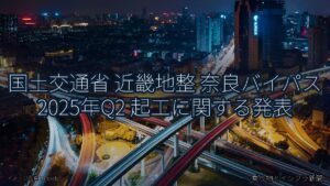 国土交通省 近畿地整 奈良バイパス 2025年Q2 起工に関する発表（乗り物とインフラ新聞）