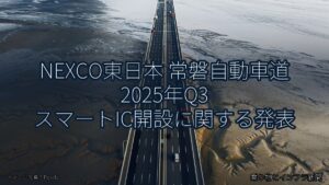 NEXCO東日本 常磐自動車道 2025年Q3 スマートIC開設に関する発表（乗り物とインフラ新聞）