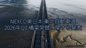 NEXCO東日本 東北自動車道 2026年Q1 橋梁架替に関する発表（乗り物とインフラ新聞）