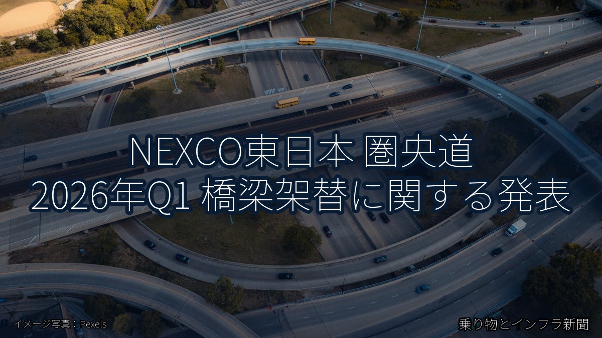 NEXCO東日本 圏央道 2026年Q1 橋梁架替に関する発表（乗り物とインフラ新聞）