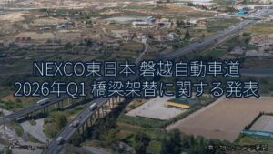 NEXCO東日本 磐越自動車道 2026年Q1 橋梁架替に関する発表（乗り物とインフラ新聞）