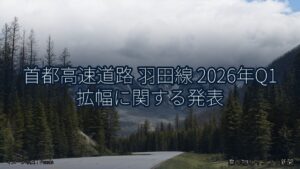 首都高速道路 羽田線 2026年Q1 拡幅に関する発表（乗り物とインフラ新聞）