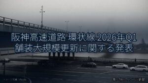 阪神高速道路 環状線 2026年Q1 舗装大規模更新に関する発表（乗り物とインフラ新聞）