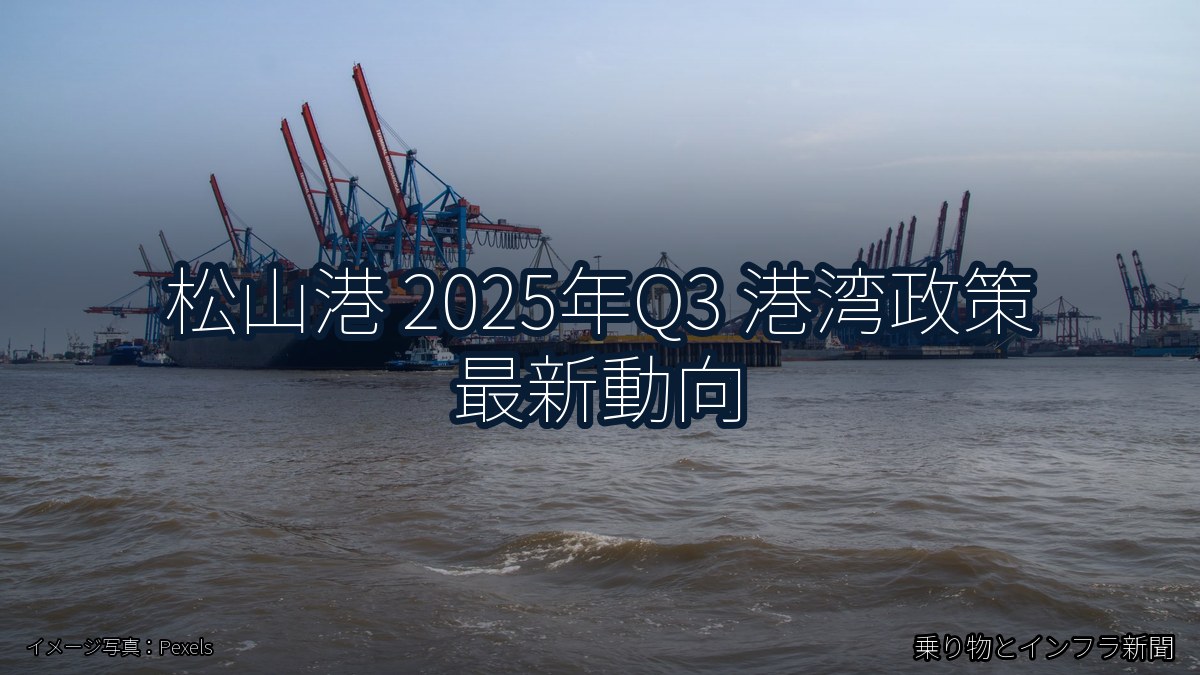 松山港 2025年Q3 港湾政策 最新動向（乗り物とインフラ新聞）