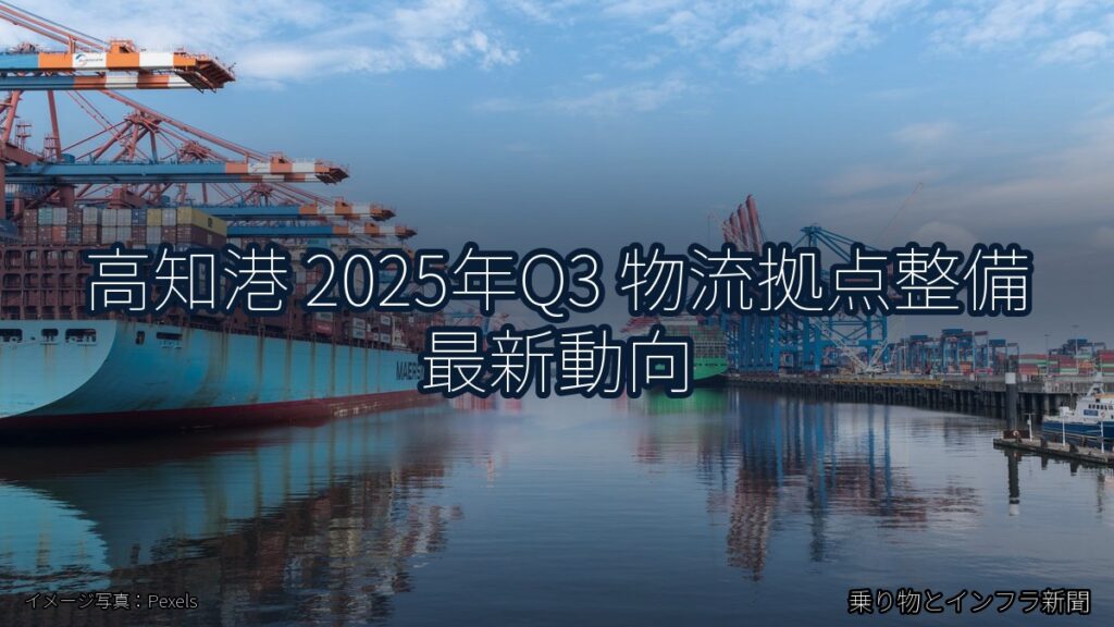 高知港 2025年Q3 物流拠点整備 最新動向（乗り物とインフラ新聞）