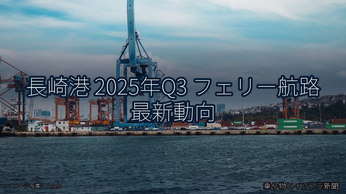 長崎港 2025年Q3 フェリー航路 最新動向(乗り物とインフラ新聞)