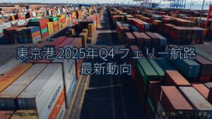東京港 2025年Q4 フェリー航路 最新動向（乗り物とインフラ新聞）