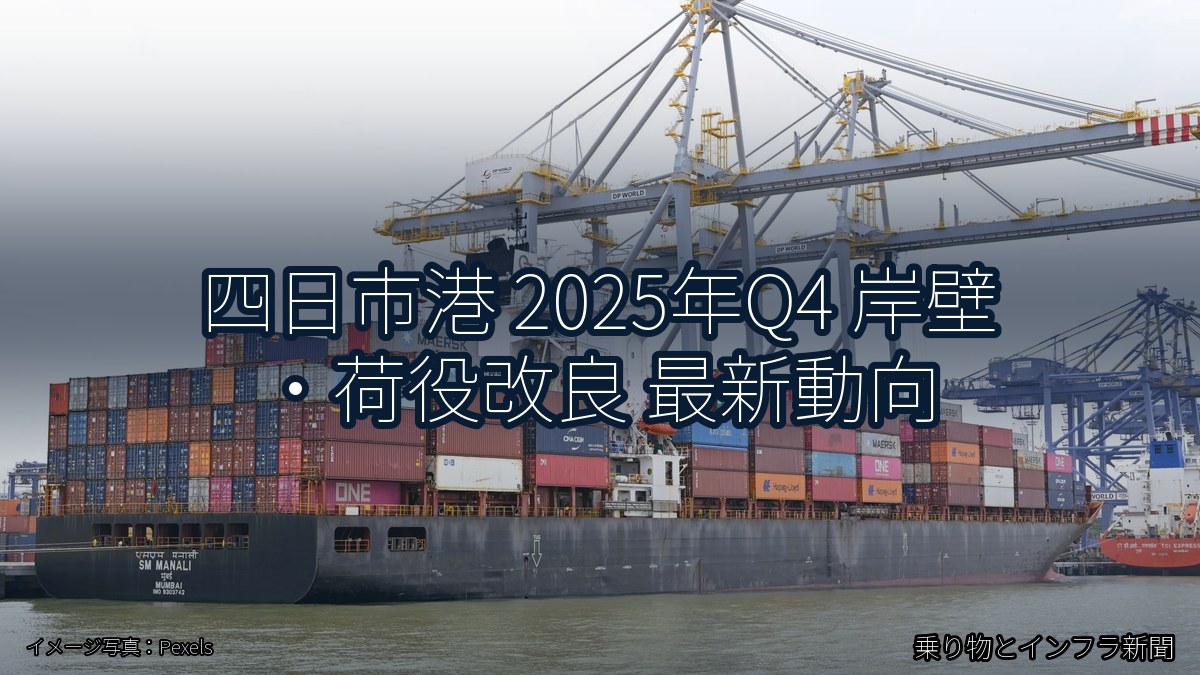 四日市港 2025年Q4 岸壁・荷役改良 最新動向（乗り物とインフラ新聞）