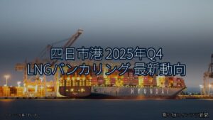四日市港 2025年Q4 LNGバンカリング 最新動向（乗り物とインフラ新聞）