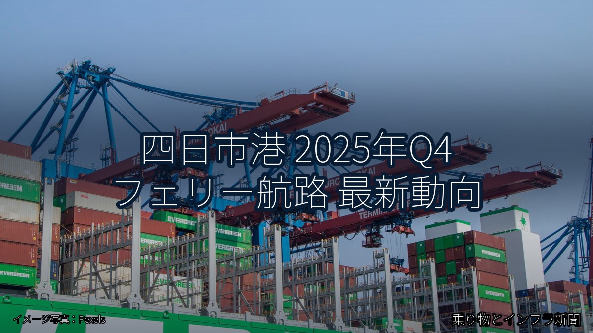 四日市港 2025年Q4 フェリー航路 最新動向（乗り物とインフラ新聞）