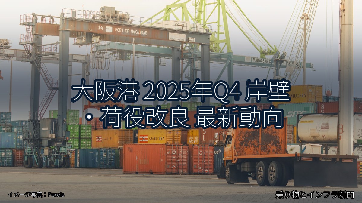 大阪港 2025年Q4 岸壁・荷役改良 最新動向（乗り物とインフラ新聞）