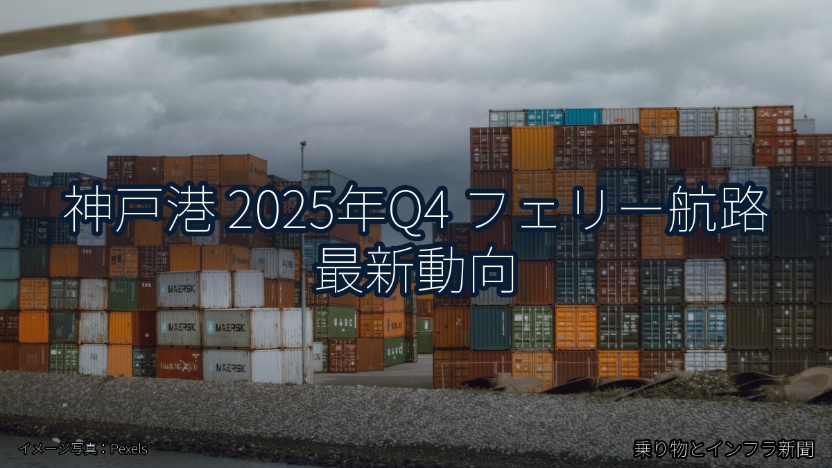 神戸港 2025年Q4 フェリー航路 最新動向（乗り物とインフラ新聞）