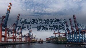 堺泉北港 2025年Q4 フェリー航路 最新動向（乗り物とインフラ新聞）
