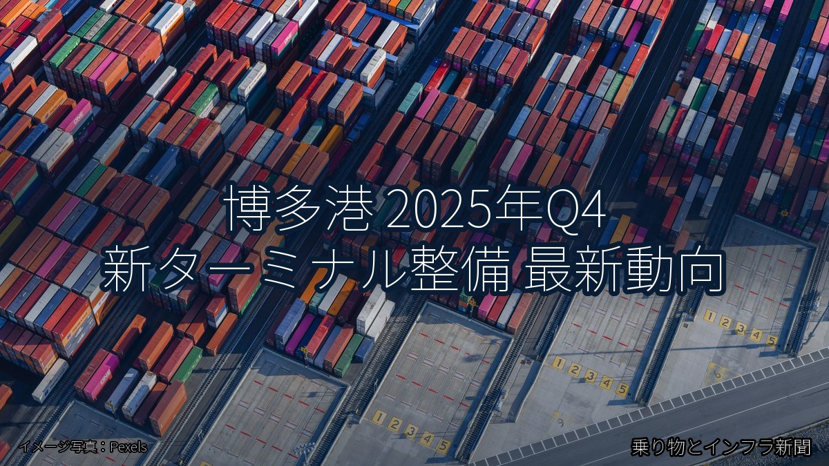 博多港 2025年Q4 新ターミナル整備 最新動向(乗り物とインフラ新聞)