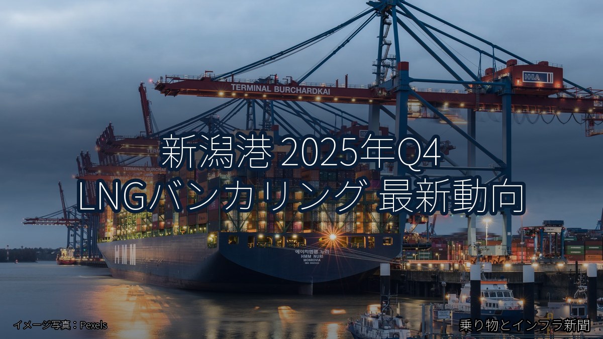 新潟港 2025年Q4 LNGバンカリング 最新動向(乗り物とインフラ新聞)