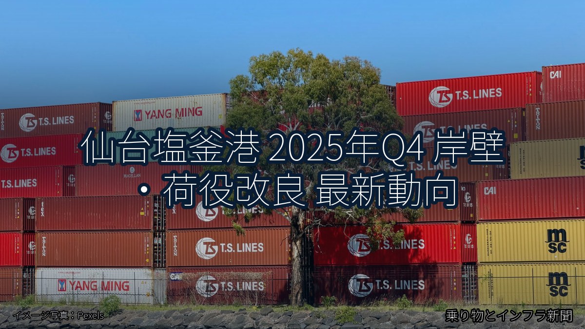 仙台塩釜港 2025年Q4 岸壁・荷役改良 最新動向（乗り物とインフラ新聞）