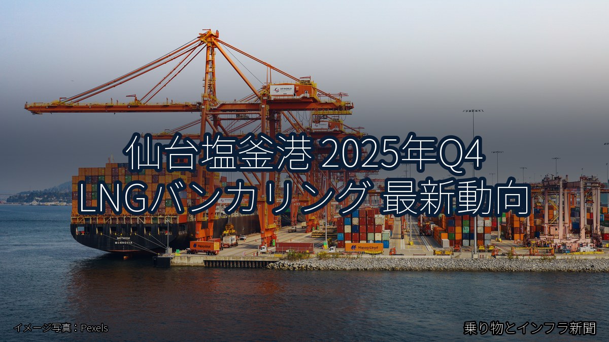 仙台塩釜港 2025年Q4 LNGバンカリング 最新動向（乗り物とインフラ新聞）