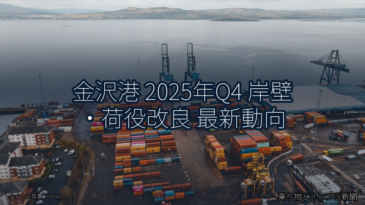 金沢港 2025年Q4 岸壁・荷役改良 最新動向（乗り物とインフラ新聞）