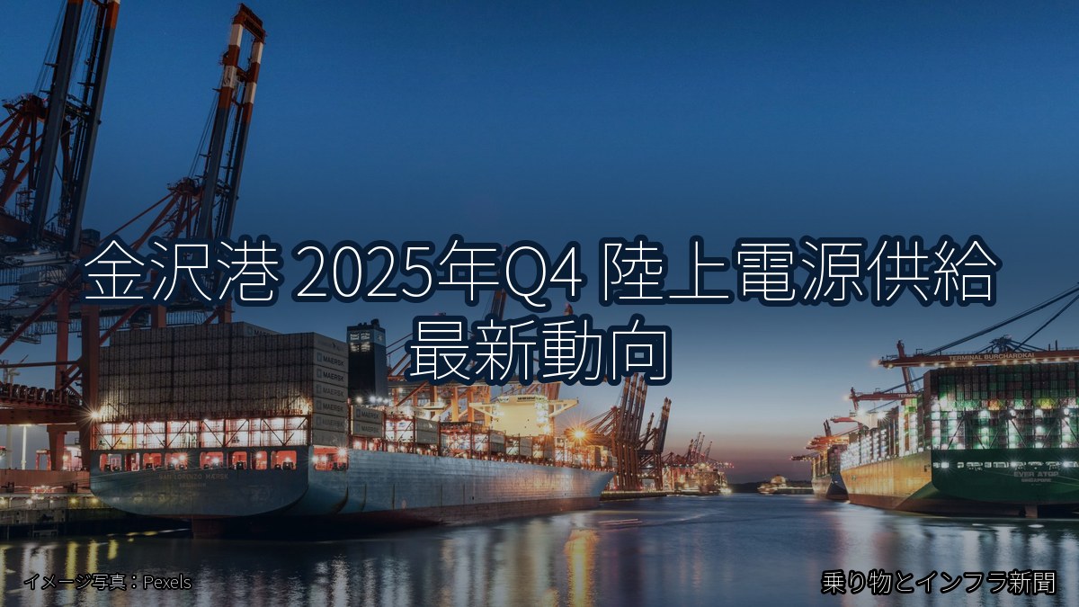金沢港 2025年Q4 陸上電源供給 最新動向（乗り物とインフラ新聞）