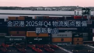 金沢港 2025年Q4 物流拠点整備 最新動向（乗り物とインフラ新聞）