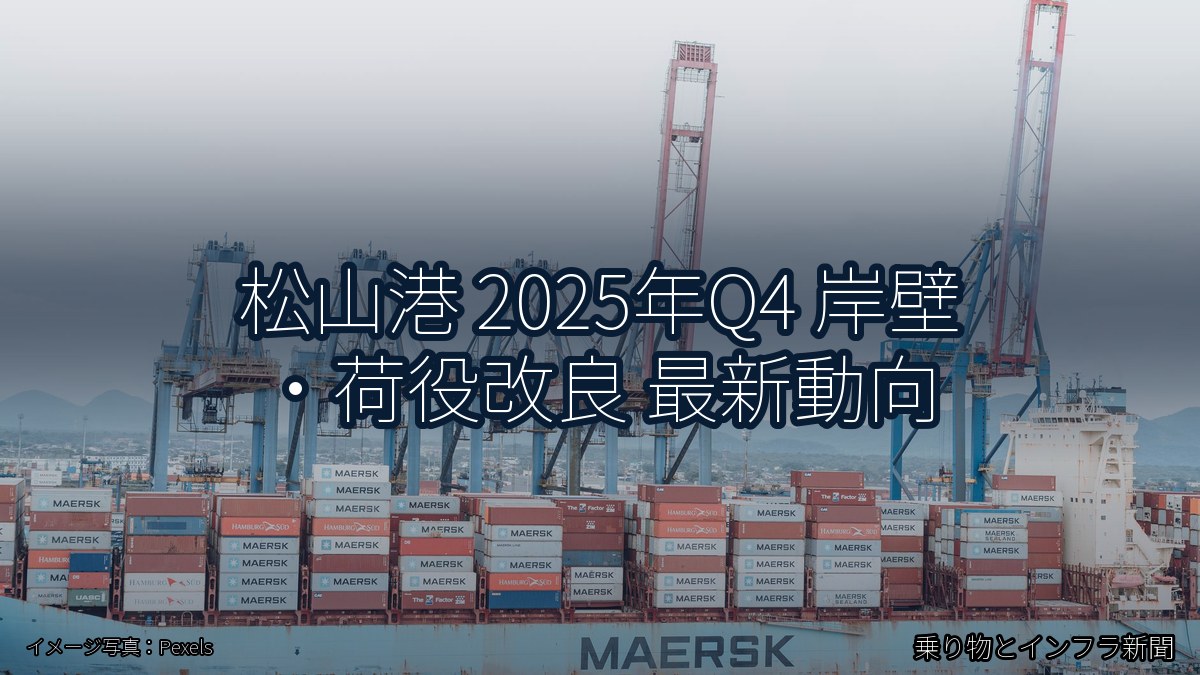 松山港 2025年Q4 岸壁・荷役改良 最新動向（乗り物とインフラ新聞）