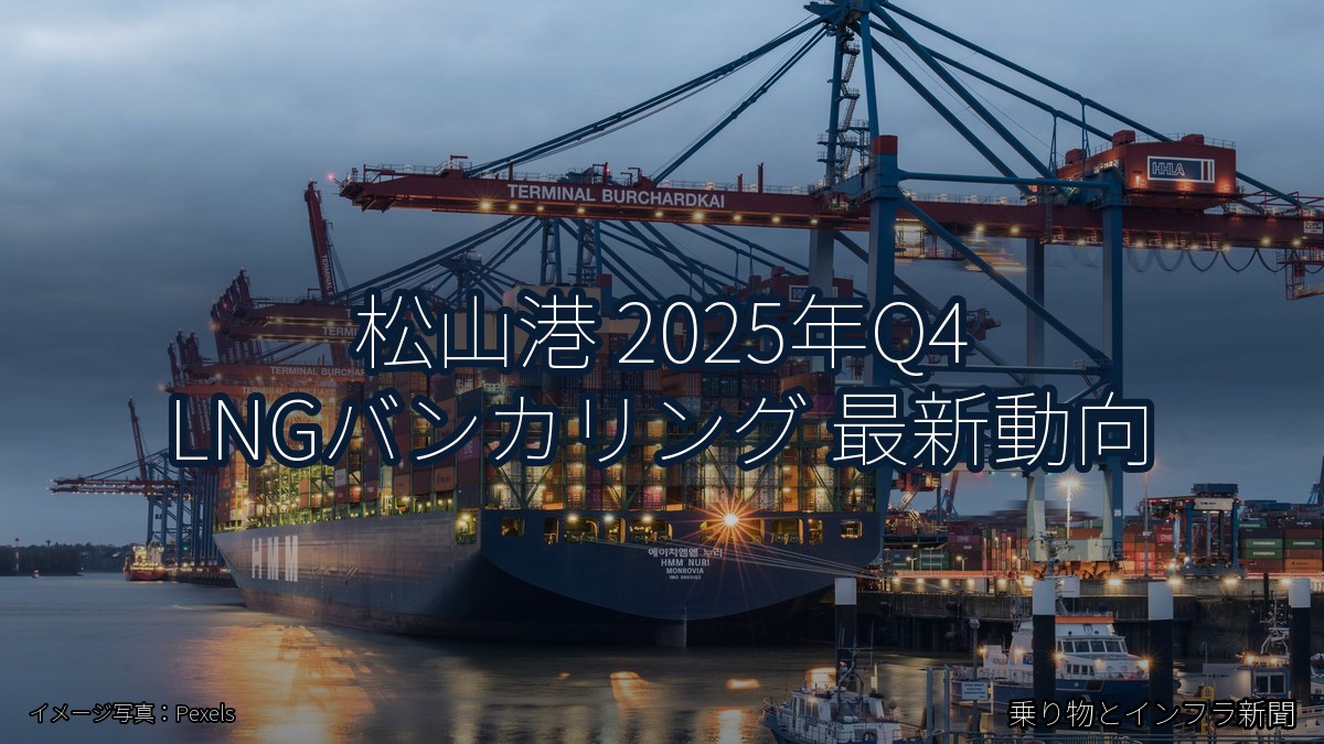 松山港 2025年Q4 LNGバンカリング 最新動向（乗り物とインフラ新聞）