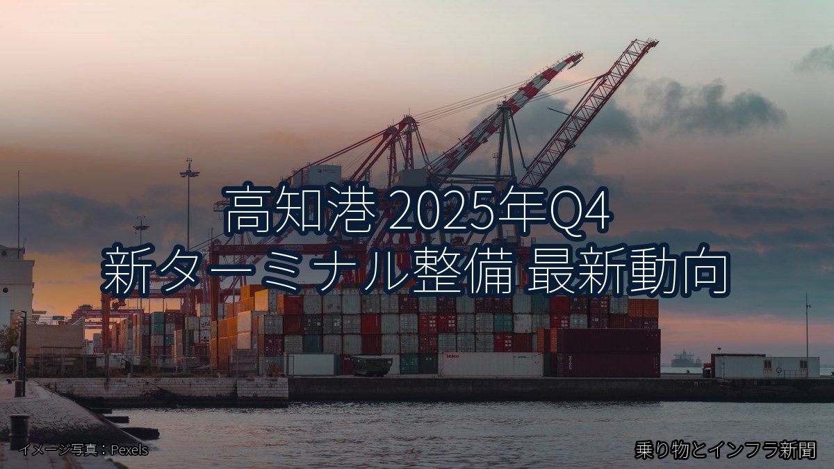 高知港 2025年Q4 新ターミナル整備 最新動向（乗り物とインフラ新聞）